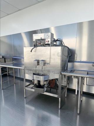American Dish Service 5-AGS commercial glass washer, prime condition, 120V, NSF listed, fully tested, stainless steel finish.