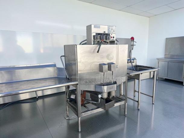 Prime Condition American Dish Service 5-AGS commercial glass washer, NSF listed, 120V, fully tested, Edwardsville, USA.