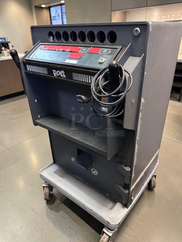 Tidel TACC-IIa currency deposit safe, UL listed, fully tested. Features cash recycler and drop safe functions. Good condition.