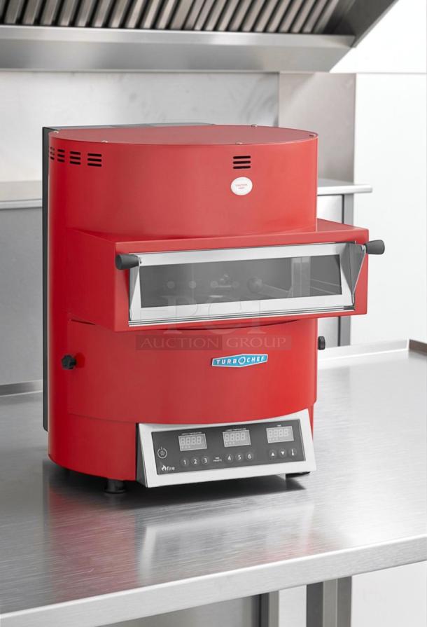 TurboChef Fire high-speed commercial pizza oven in elite condition; ventless countertop model, fully tested and operational.