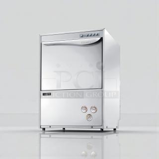 Premium condition Krono DUPLA 50 USA commercial undercounter dishwasher, fully tested, 220–240V, silver finish.