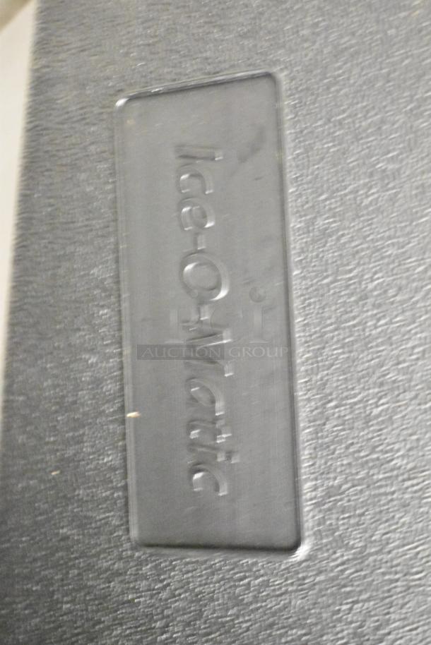 Brand new Ice-O-Matic ICEU220FA5 undercounter ice machine, 115V, 1 phase; minor scratches, visible logo marking.