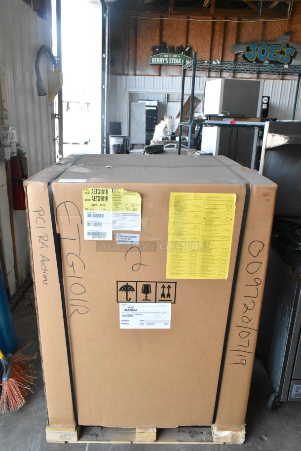 Brand new BKI ETG101R commercial boilerless combination oven, scratch and dent, natural gas powered, holds 10 hotel pans.