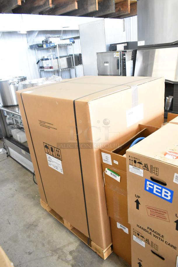 BRAND NEW BKI ETE101R Commercial Oven, boilerless, seats 10 hotel pans, electric, 208V, 3 phase, boxed with minor scratches.