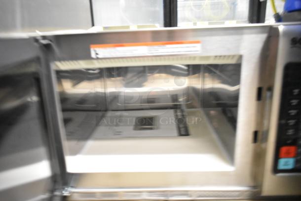 Brand new Solwave 180MW1200TA stackable commercial microwave, 1.2 cu. ft. interior, push-button controls. Scratch and dent.