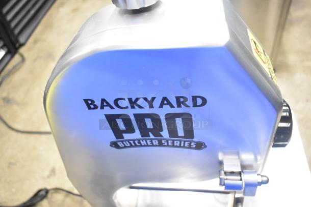 BRAND NEW Backyard Pro Butcher Series 65" Meat Saw, model 554BSSW65AL, 110V, 1 Phase, minor scratch and dent.