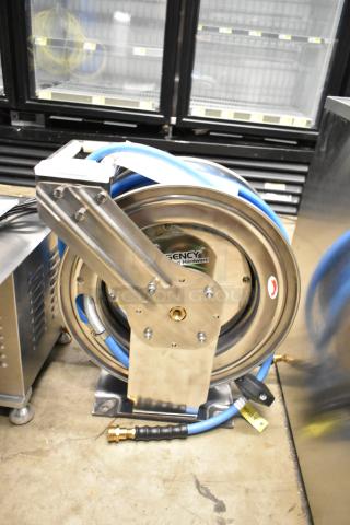 BRAND NEW SCRATCH AND DENT! Regency Air-Water Hose on Reel