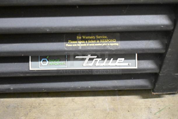 2018 True GDM-72-HC Commercial 3 Door Cooler. Features natural refrigerant. Includes warranty info label. 115V, 1 Phase.