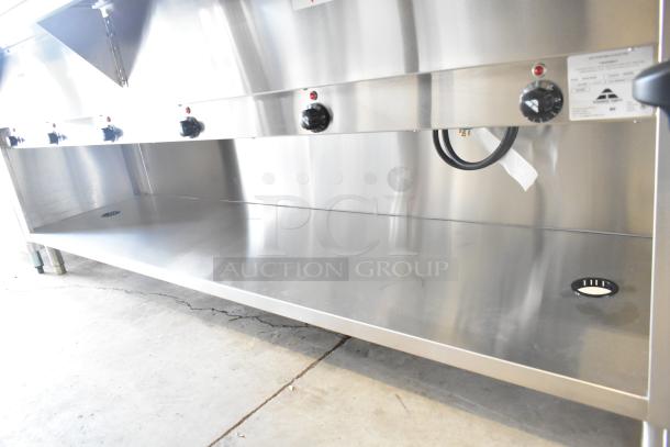 2025 Advance Tabco SW-6E-240-BS Commercial 6 Well Steam Table, stainless steel, 208/240V, 1 phase, excellent condition.