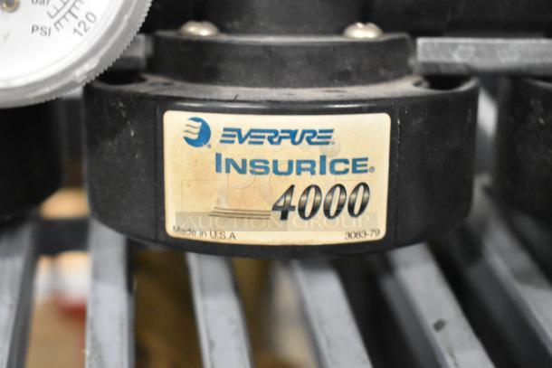 Everpure InsurIce 4000 Water Filtration System, shows label with model number, Made in USA. Good condition.