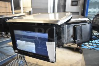 2017 Hobart HTi-7LH26 commercial countertop scale, touchscreen display, tested, working, 120/208-240V, 1 phase.