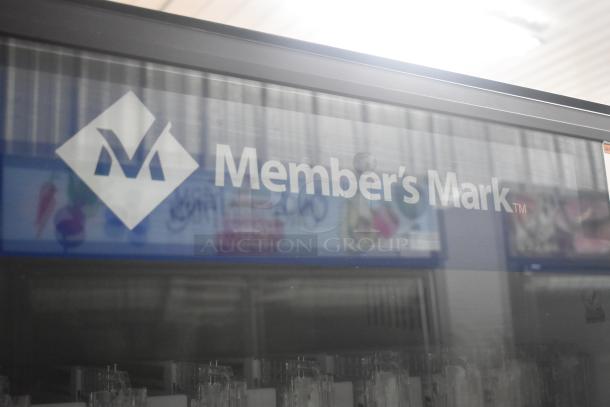 Crane 5800-4 vending machine with bill acceptor, 115V, 1 phase. Features metal body, commercial use. "Member's Mark" branding visible.