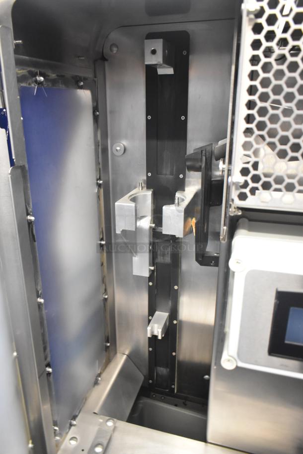 LATE MODEL JBT 2ND-GEN-MFJ-HE Fresh N Squeeze commercial citrus juicer, stainless steel, on casters, 115V, 1 phase.