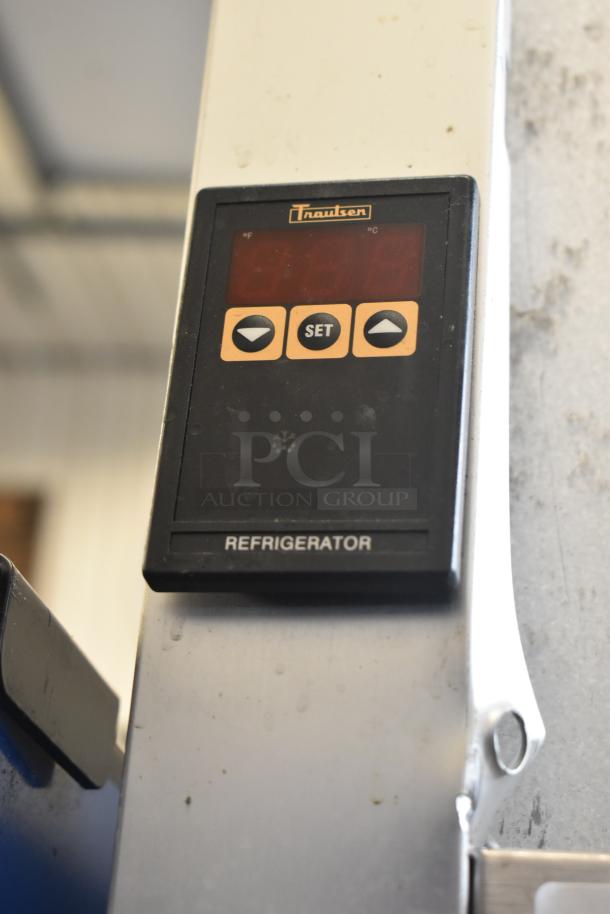 Traulsen G30013 3 Door Cooler Control Panel, digital display, model label visible. Suitable for commercial use.