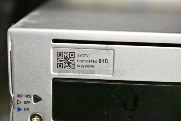 AV cabinet with Pyle PCI-800 power conditioner. Visible label: "2207V, D021F9764 81D."