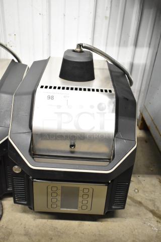 2019 Electrolux HSPP3BPRS Panini Press, commercial countertop model, 208V, 1 phase, visible control panel, good condition.