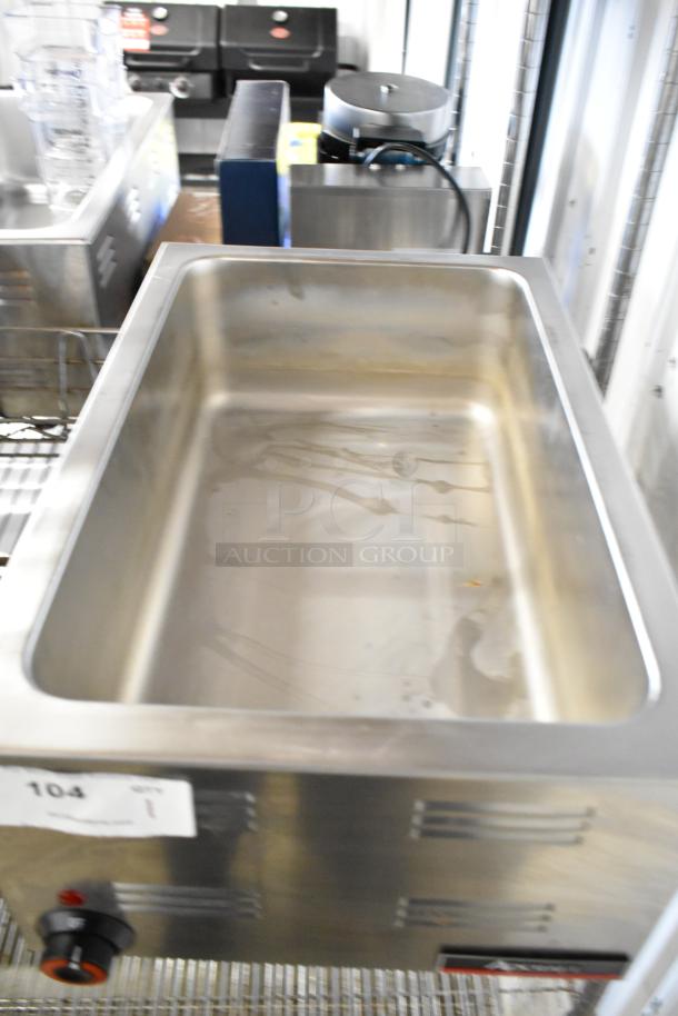 2025 Adcraft FW-1200W Commercial Food Warmer, stainless steel, 120 volts, countertop model, good condition, visible controls.