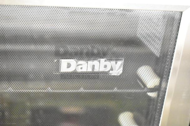 Danby DWC036A1BSSDB-6 Mini Cooler, glass door, visible branding, 115V, 1 Phase, used condition, ideal for merchandising.