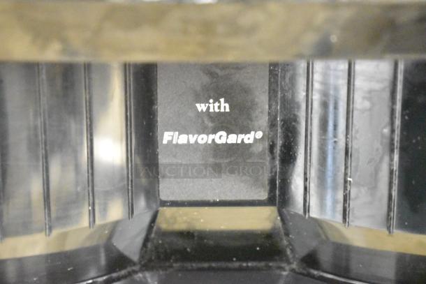 Bunn LCA-2 ambient liquid coffee dispenser with FlavorGard logo, 120 volts, 1 phase, commercial use.