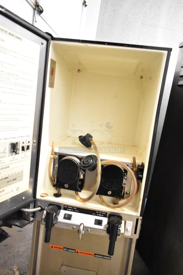 Bunn LCA-2 Commercial Coffee Dispenser, open view showing interior components. 120 Volts, 1 Phase.