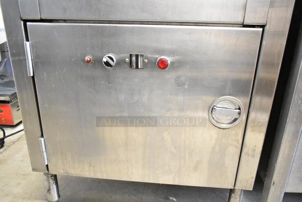 American Dish Service ADS ASQ undercounter glass washer with controls, 120 volts, 1 phase, stainless steel, used condition.