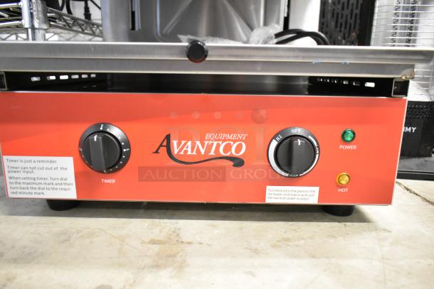 Brand new Avantco 177SAL17M Commercial 17" Electric Salamander. Features knobs, power indicators, 208/240V.