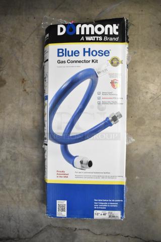 BRAND NEW SCRATCH AND DENT! Dormont 1650KIT48 Deluxe SnapFast® 48" Gas Connector Kit with Two Elbows and Restraining Cable - 1/2" Diameter