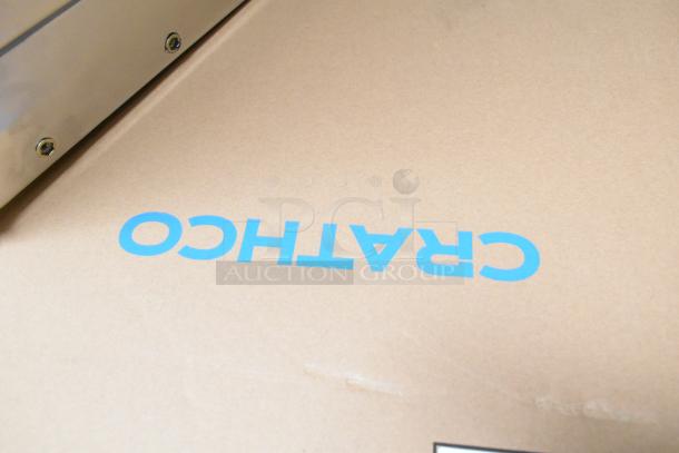 Brand new Crathco 231-01269 CS-2E/1D-16-290 beverage machine base with minor scratches. 120V, 1 Phase.