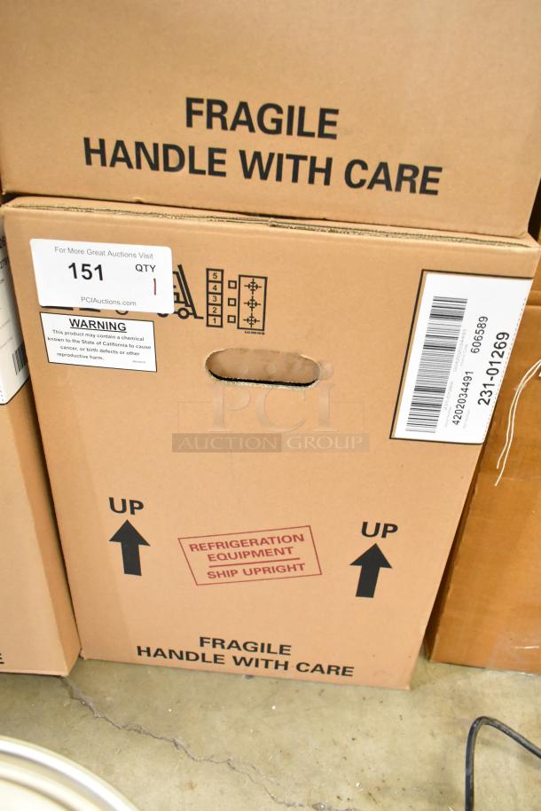 2024 Crathco 231-01269 CS-2E/1D-16-290 Beverage Machine Base, new scratch and dent condition, 120V, 1 phase, boxed.