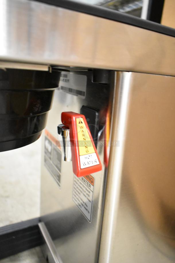 BRAND NEW 2025 Bunn WAVE15-S-APS SmartWave® Low Profile Coffee Brewer, 120V, showing "Warning Hot Water" label.