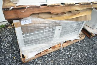 BRAND NEW SCRATCH AND DENT! 35352944C052 Security Case Floor with grid, wrapped on a pallet, minor surface wear.