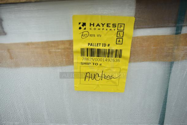 BRAND NEW SCRATCH AND DENT! 35352944C052 Security Case Floor w/ Grid, Hayes Company label, Pallet ID #7862V0001492636.