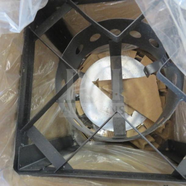 Expert Grill 30qt turkey fryer, metal frame, burner inside, new condition, no visible wear or damage, packed in box.