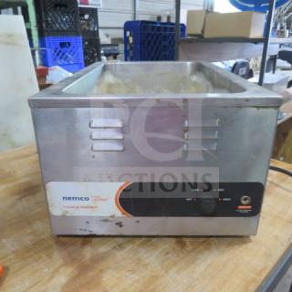 Nemco Food Warmer Model 6055A-CW, 1500 Watt, 120 Volt, stainless steel, with control panel showing power settings. Working condition.