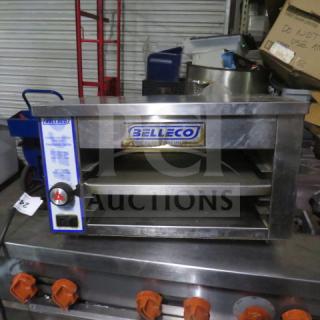 Belleco JW1 convection finishing oven, 120V, 19.5x12x12 inches, in used condition with Belleco branding on front.