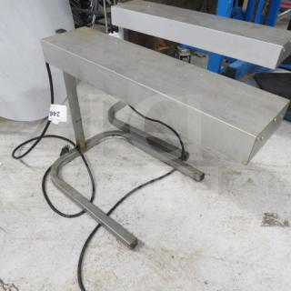 Nemco Food Warmer, model 6152-24, 120V, 500W, stainless steel, dimensions 25x14x17 inches, used condition with power cord.