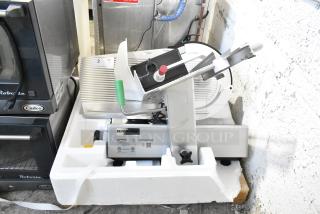 2023 Bizerba GSP HD Commercial Countertop Meat Slicer. 120 Volts, 1 Phase.