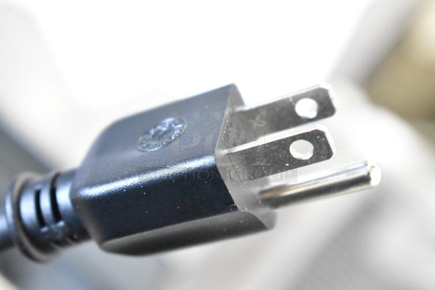 2023 Bizerba GSP HD Meat Slicer, 120V, 1 Phase, commercial-grade, excellent condition, visible power cord plug.