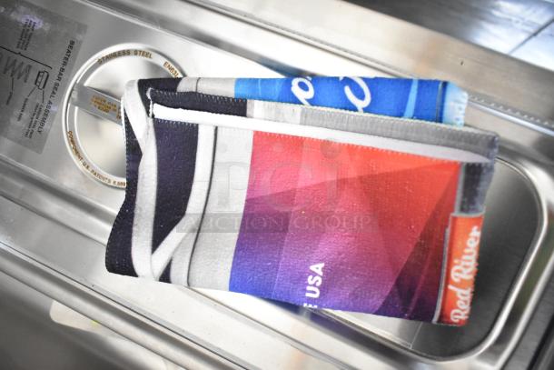 Brand new 2026 Frosty Factory 217W commercial frozen cocktail machine; stainless steel, dual cylinder, 16 Qt. Capacity.