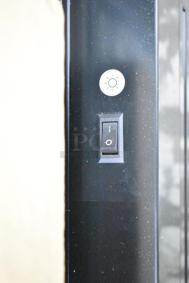 Beverage Air MT23-1 B 18 Merchandiser switch panel, black finish, features on/off switch and light indicator.