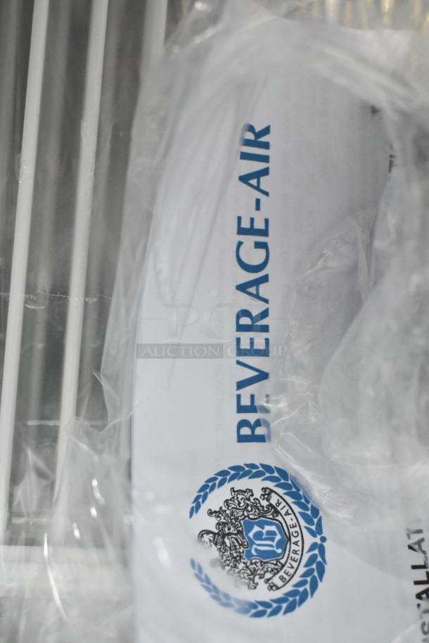 Beverage Air MT23-1 B 18 Marketeer Series merchandiser, scratch and dent condition, label shows logo and partial packaging.