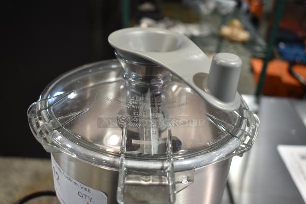 BRAND NEW SCRATCH AND DENT Robot Coupe Blixer 3 Series D commercial food processor, clear lid, visible labels. 120V, 1 Phase.