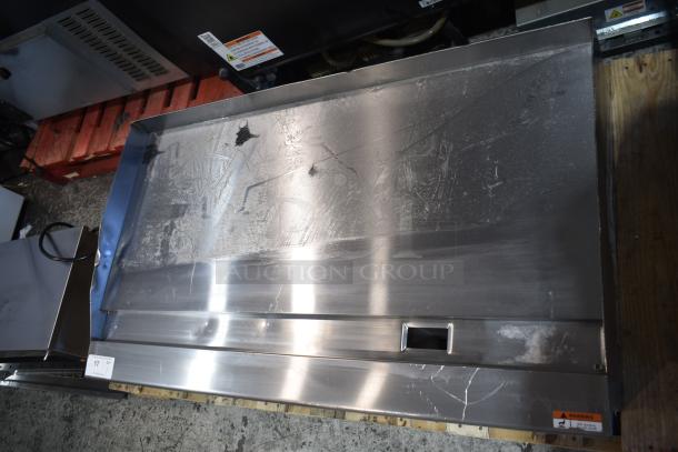 BRAND NEW SCRATCH AND DENT! Cooking Performance Group G-CPG-48-M 48" electric griddle, 208/240V, visible surface wear.