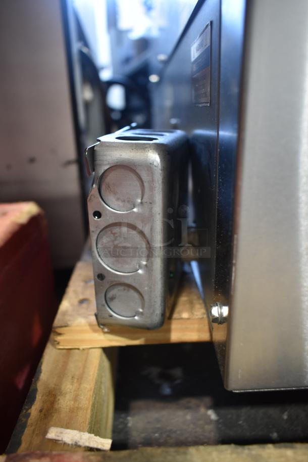 Brand new Cooking Performance Group 48" electric countertop griddle, model 351GCPG48M, scratch and dent condition, 208/240V.