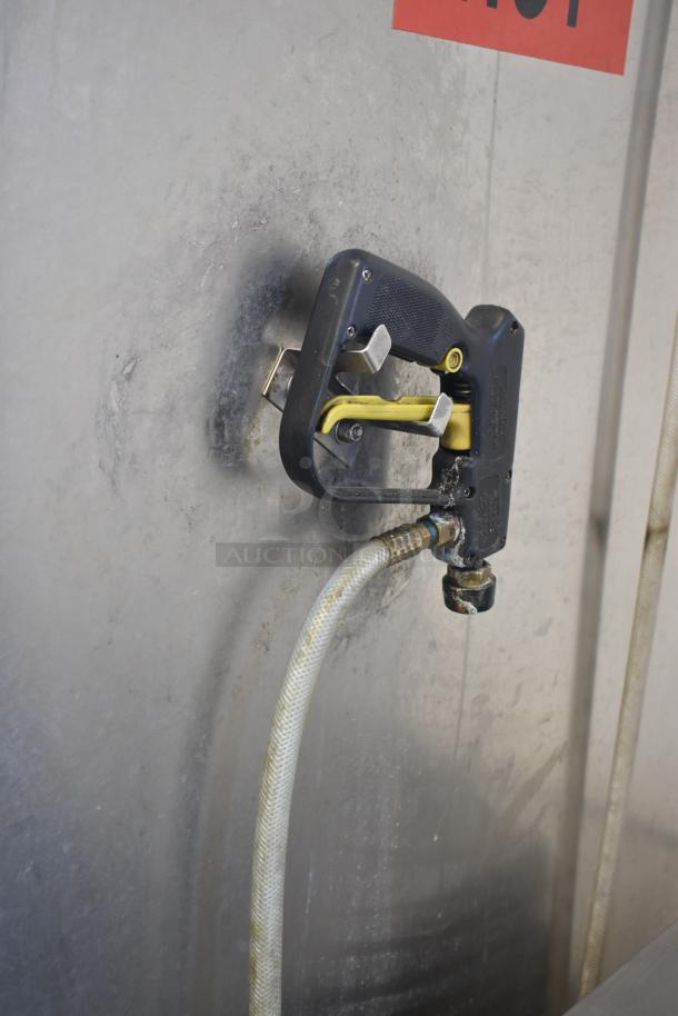 Douglas SD-20-ELEL commercial pot and pan washer, 480V, 3-phase; front load with visible hose connection.