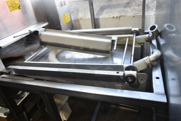 2017 Belshaw Adamatic TG-50 Thermoglazing Station, stainless steel, commercial casters, 208V, 1 phase, model TG50.