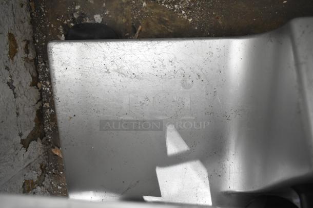 Bizerba GSP H commercial meat slicer, stainless steel, used condition with visible wear, 120V, 1 Phase.