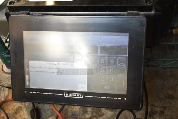 2016 Hobart HTi-7LH Commercial Countertop Food Portioning Scale, touchscreen interface, tested and working. 120/208-240V, 1 Phase.