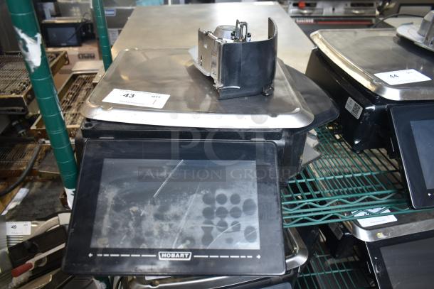 2016 Hobart HTi-7LH commercial food portioning scale, no power cord, 120/208-240V, 1 phase, tested, does not power on.