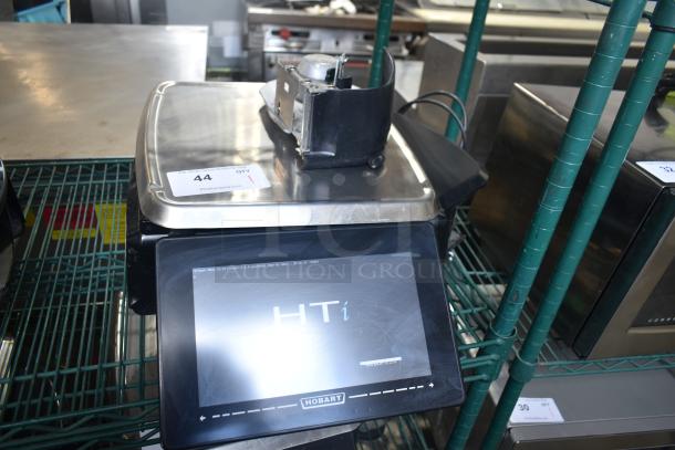 2016 Hobart HTi-7LH commercial countertop food portioning scale, tested and working, stainless steel top, digital display.